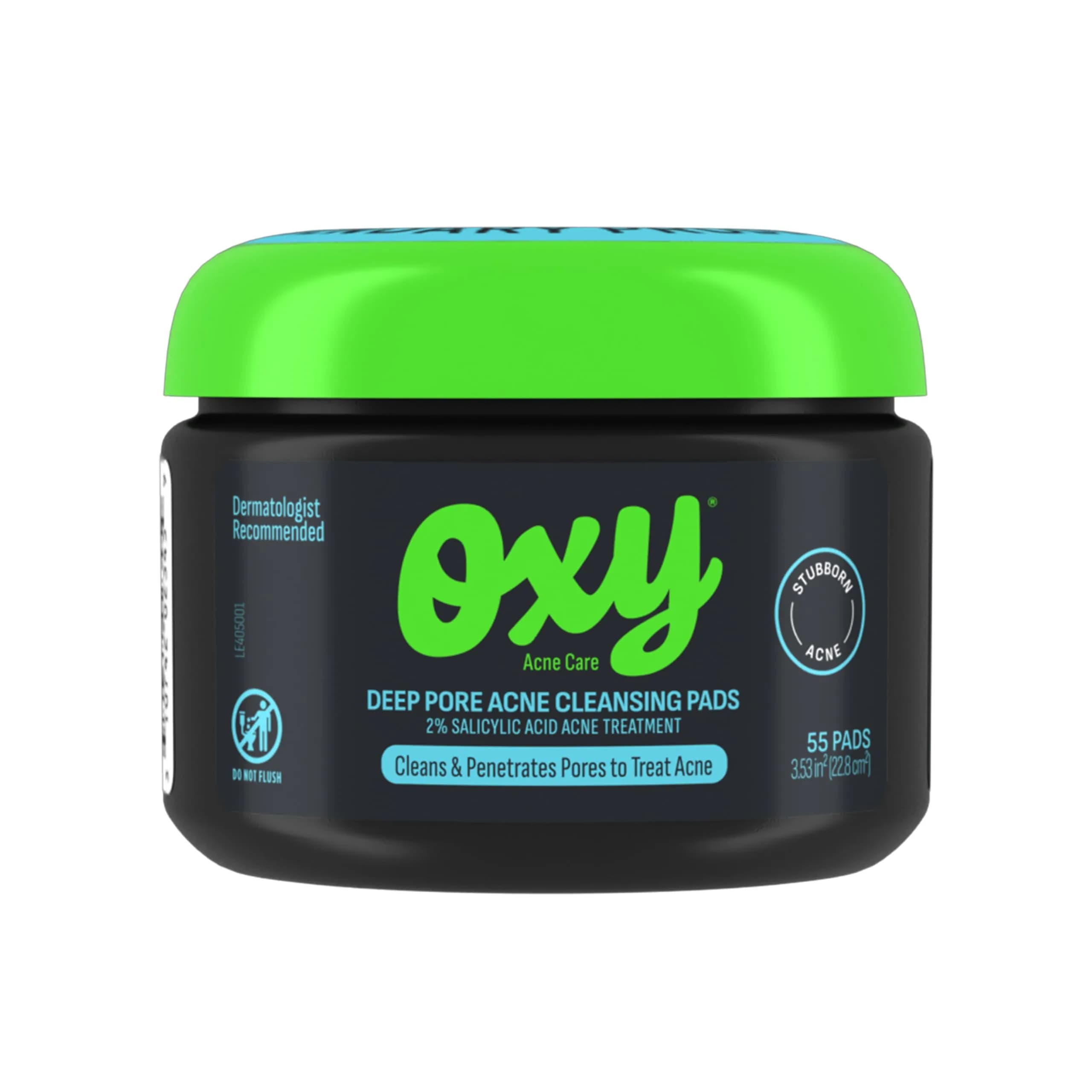 Oxy Deep Pore Acne Cleansing Pads with 2% Salicylic Acid | 55 Count (Pack of 1) — Pack of 1