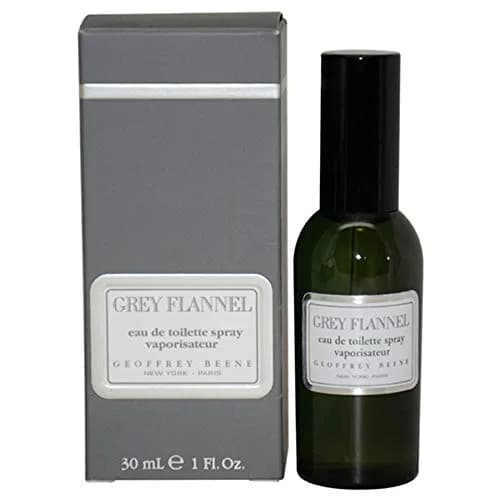 Geoffrey Beene Grey Flannel Eau de Toilette Spray for Men 30ml (1 Fl Oz) | Classic Oriental Woody Fragrance thumbnail 1