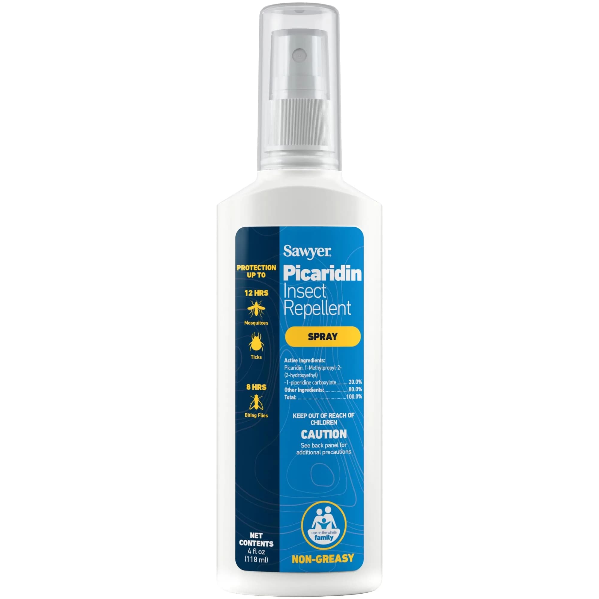 Sawyer Products SP567 Premium Insect Repellent Lotion with 20% Picaridin, 4 Fl Oz Pump Spray | Safe for Family, Long-Lasting Protection - main product image