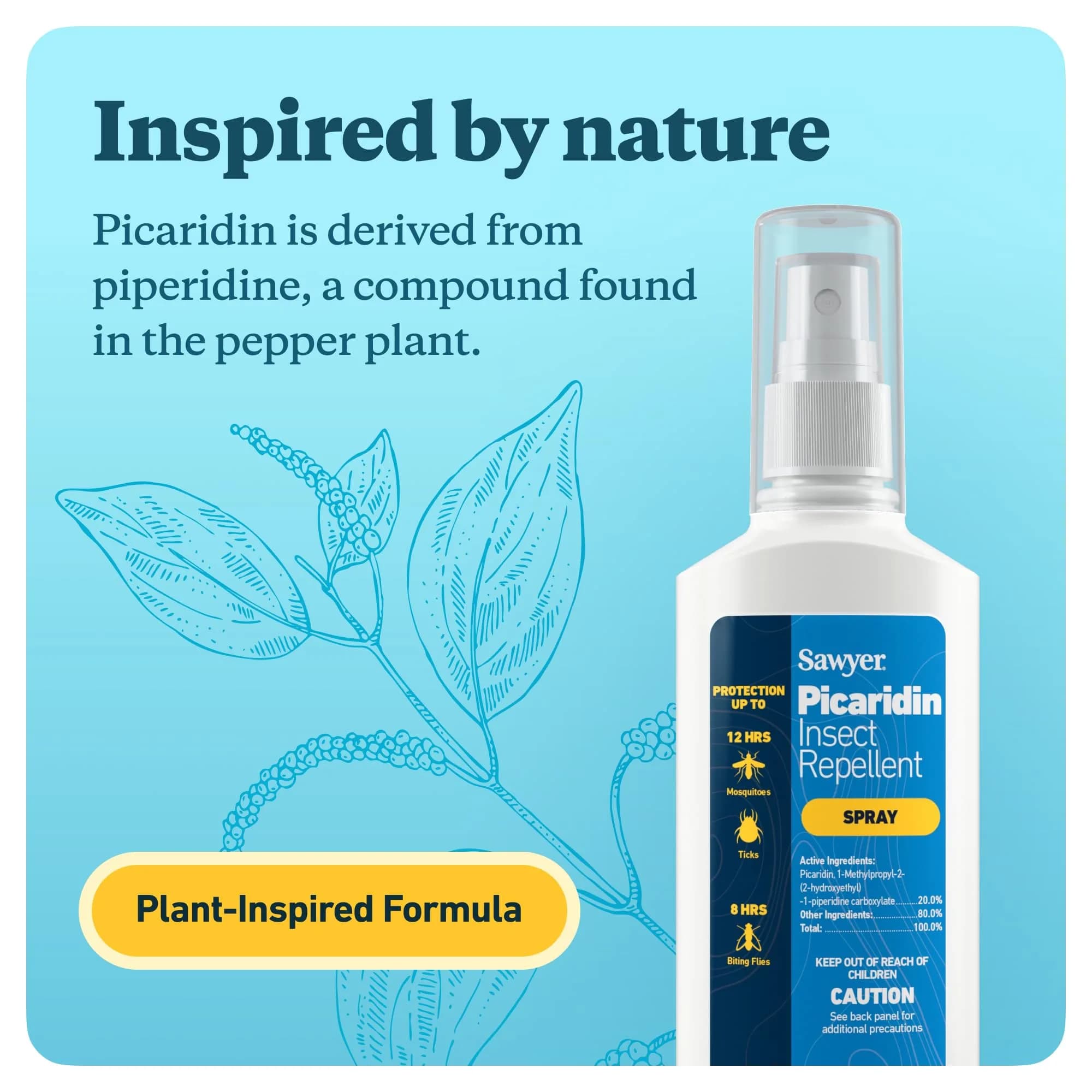 Sawyer Products SP567 Premium Insect Repellent Lotion with 20% Picaridin, 4 Fl Oz Pump Spray | Safe for Family, Long-Lasting Protection - view 3