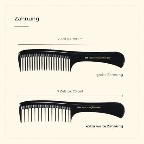 Hercules Sägemann Detangling Comb 23 cm (9.06 in) | Seamless Glide for All Hair Types thumbnail 4