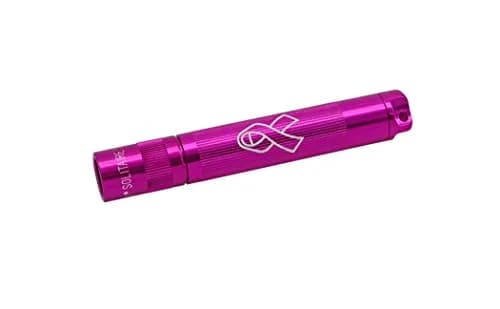 Maglite Solitaire Incandescent Pink Flashlight 10.16 cm (4 in) | National Breast Cancer Foundation Edition thumbnail 1