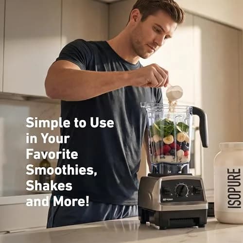 Isopure Zero Carb Whey Protein Isolate Strawberries & Cream 3.4 kg (7.5 Lbs) | 25g Protein Per Serving, Gluten & Lactose Free thumbnail 6