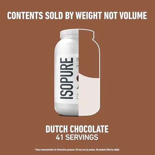Isopure Low Carb Whey Protein Isolate Powder, Dutch Chocolate 3.4 kg (7.5 LB) | 25g Protein Per Serving, Zero Sugar, Immune Support thumbnail 8