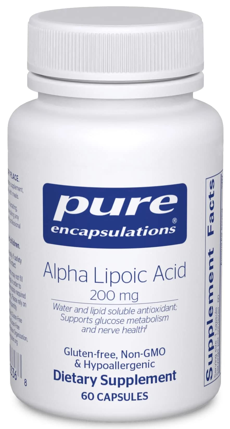 Pure Encapsulations Alpha Lipoic Acid 200 mg | Supports Carbohydrate Metabolism & Nerve Health