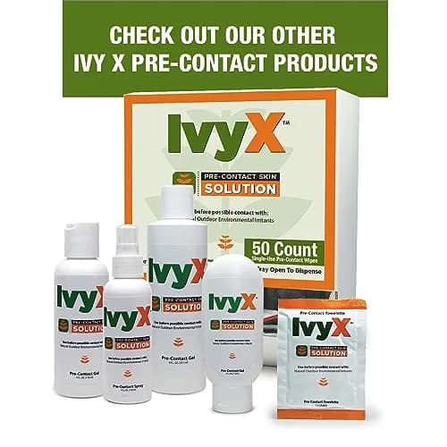 CoreTex Ivy X Pre-Contact Poison Ivy Wipes - Pack of 25 | Quick Dry & Chalk-Free Formula for Poison Oak & Sumac Oils thumbnail 7