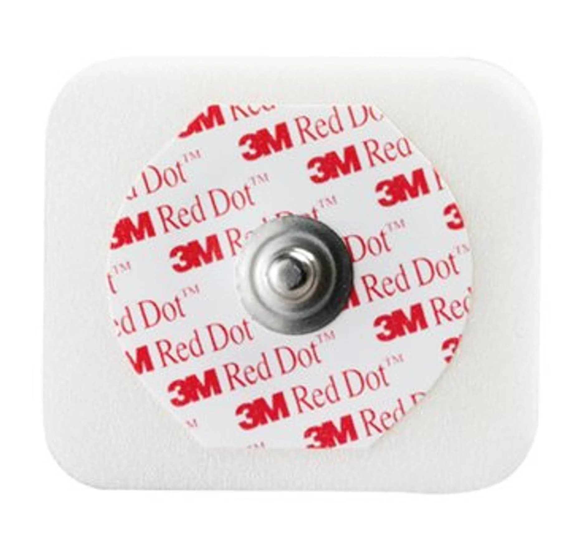 3M Red Dot Monitoring Electrode Model 2560 with Snap Connector, Bag of 50 | 4.1 cm x 3.0 cm (1.6 x 1.3 Inch) - view 3