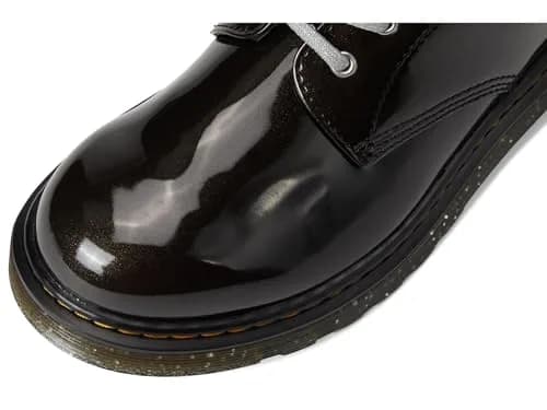 Dr. Martens Women's 1460 W Patent Leather 8 Eye Boot, Black, 11 | Classic Combat Style with Glossy Finish thumbnail 6