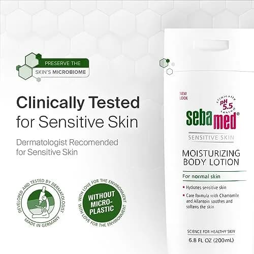 Sebamed Moisturizing Body Lotion for Sensitive Skin pH 5.5 | Hypoallergenic & Soothing (200ml) thumbnail 6