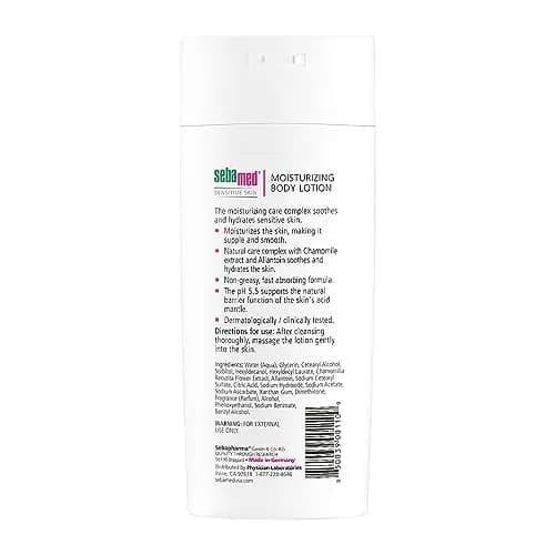 Sebamed Moisturizing Body Lotion for Sensitive Skin pH 5.5 | Hypoallergenic & Soothing (200ml) thumbnail 2