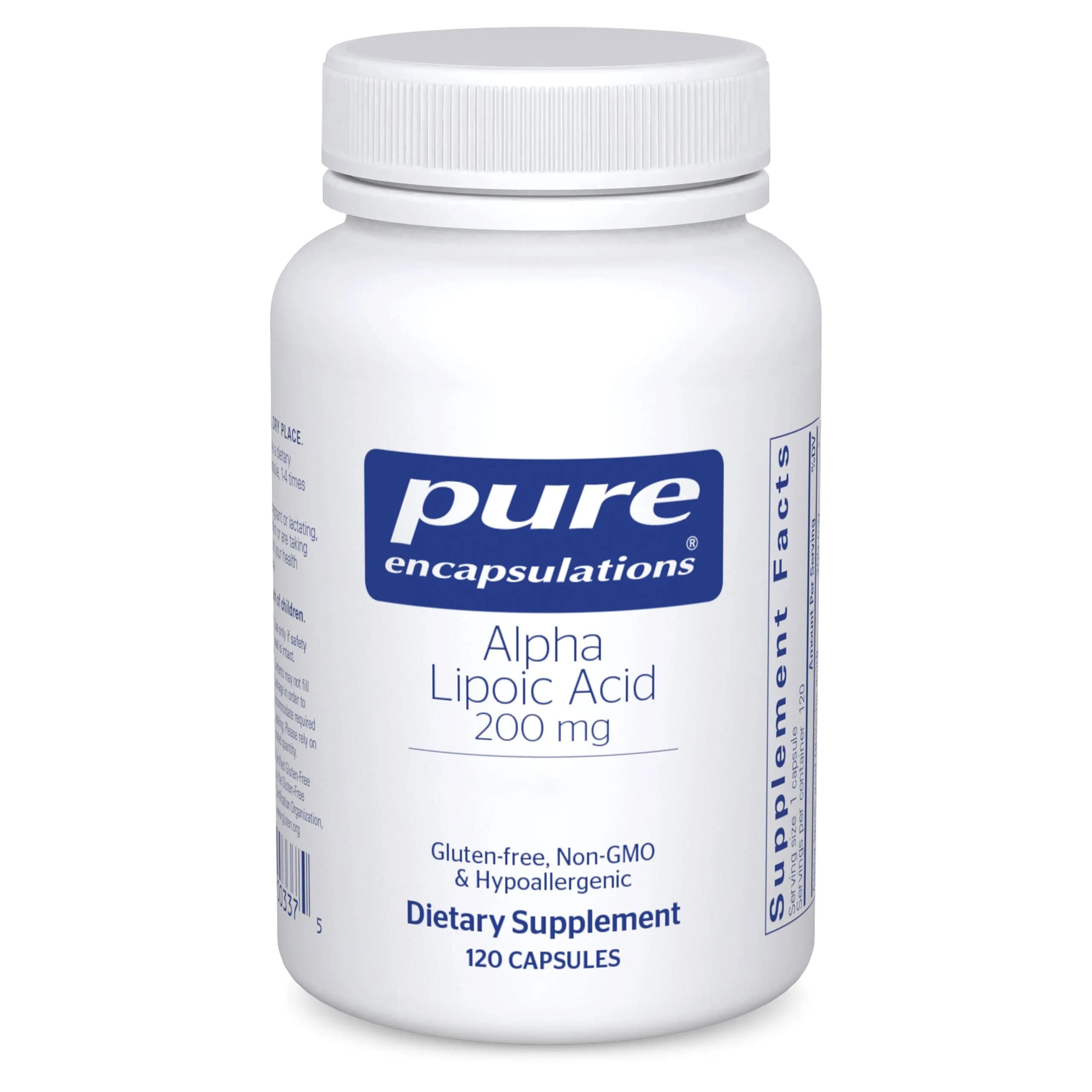 Pure Encapsulations Alpha Lipoic Acid 200 mg | Supports Energy & Nerve Health