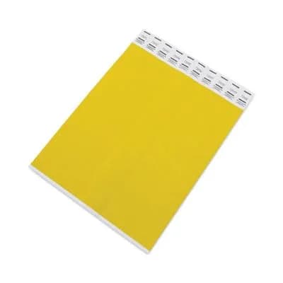 Advantus Tyvek Numbered Wristbands Yellow 100-Pack | Crowd Management Solution - view 3