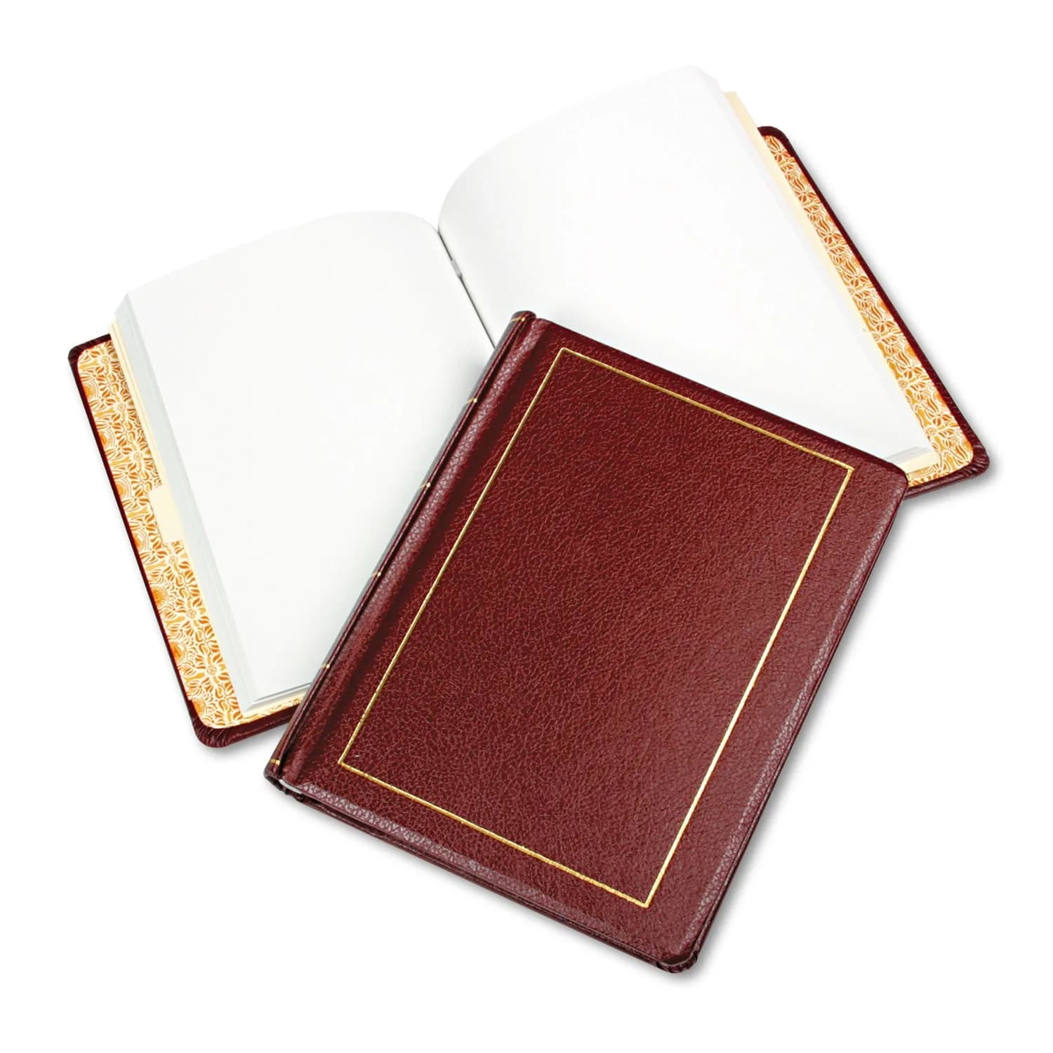 Wilson Jones Corporate Minute Book, Letter Size 8.5 x 11 Inches, 125 Pages/250 Sides, Red | Confidential Recordkeeping (102 chars) — Red
