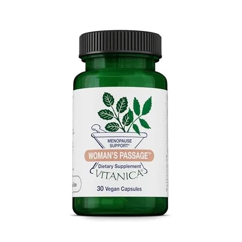 Vitanica Woman's Passage Menopause Support Vegan 30 Capsules | Hot Flash & Night Sweat Relief thumbnail 1