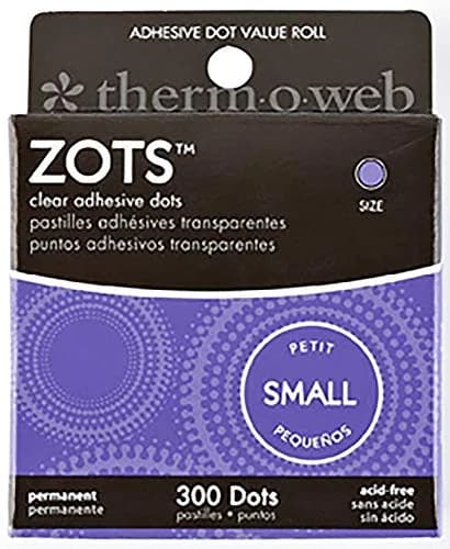 iCraft Zots Clear Adhesive Dots Small 300-Pack | Repositionable Craft Glue Dots thumbnail 3