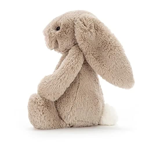 Jellycat Bashful Beige Bunny Stuffed Animal, Medium, 12 Inches | Super-soft plush for cuddles thumbnail 3