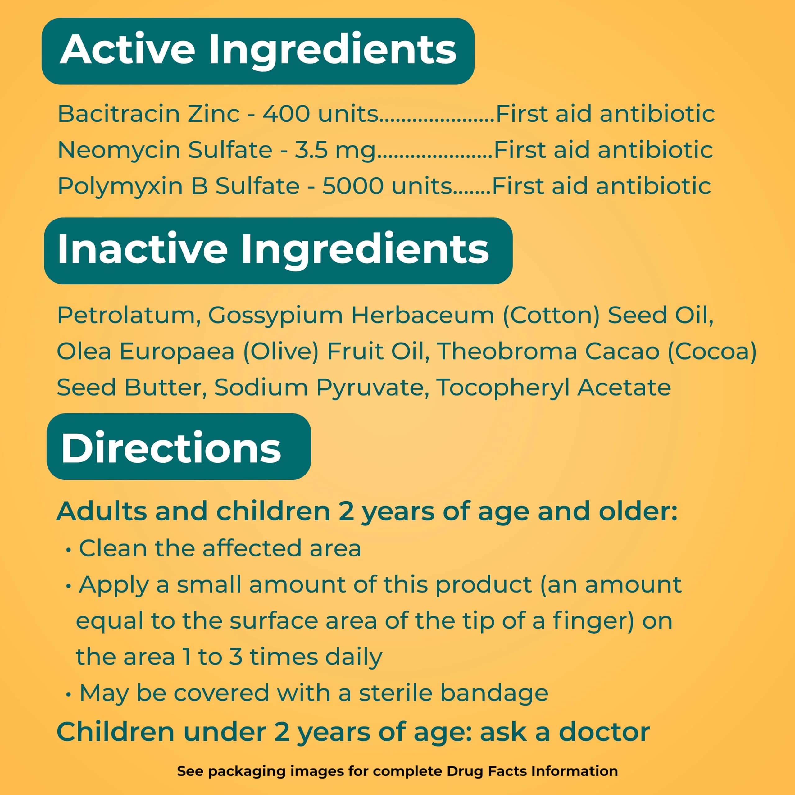 Neosporin Original First Aid Antibiotic Ointment - 0.5 oz Tube | Germ-Killing Formula for Minor Cuts, Scrapes & Burns - view 7