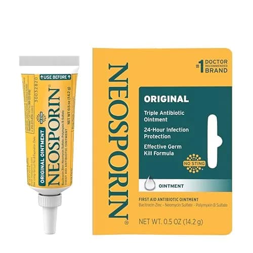 Neosporin Original Triple Antibiotic Ointment 0.5 oz (14.17 g) | 24-Hour Infection Protection thumbnail 1