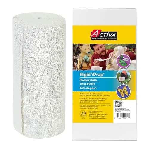Activa Rigid Wrap Plaster of Paris Cloth 2.27 kg (5 lb) | Ideal for Sculpting, Masks & Crafts thumbnail 1