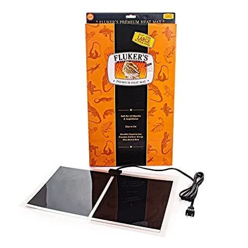 Fluker's Premium Heat Mat for All Reptiles and Amphibians, Large 17"x11" | Uniform, Safe Heating thumbnail 1