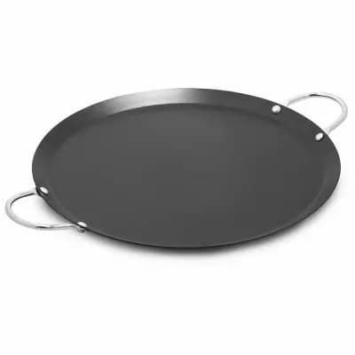 Imusa 11in Carbon Steel Nonstick Round Comal with Metal Handles | Versatile Kitchen Essential thumbnail 4