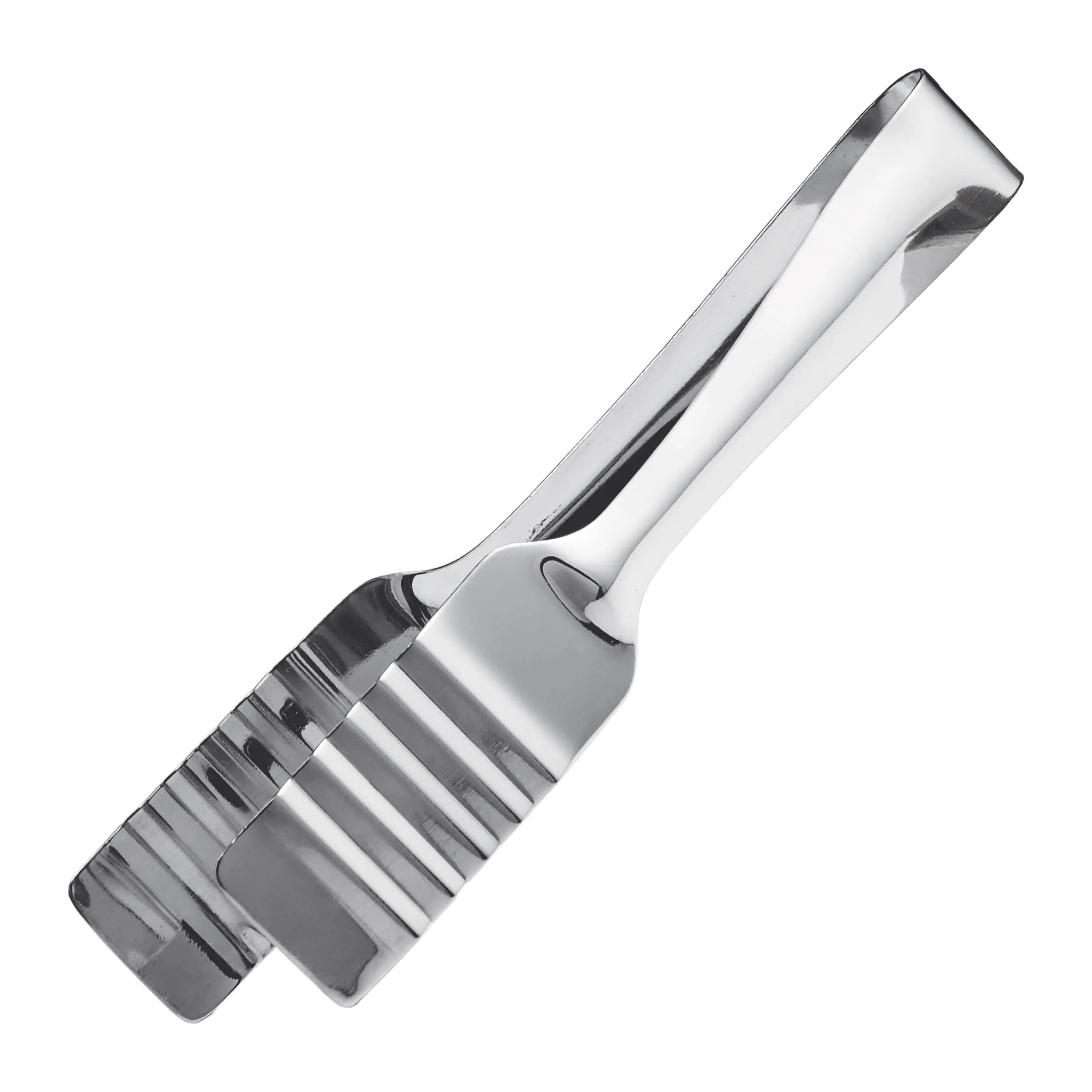 Winco 8-inch Heavy-Duty Stainless Steel Pastry Tong | Squeeze Grip for Salads, Buffets, and Catering - main product image