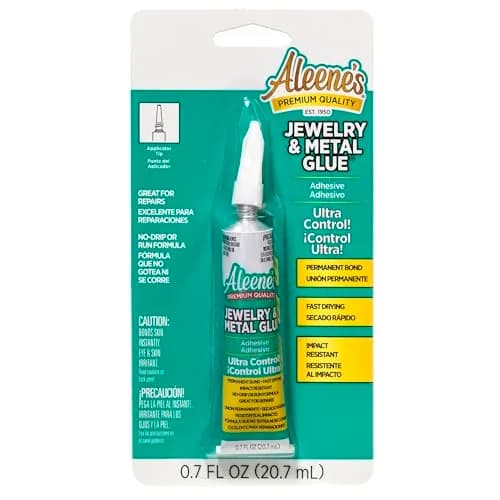Aleene's Jewelry & Metal Glue 20.7ml (0.7 oz) | Instant Adhesive for Permanent Bonds thumbnail 1