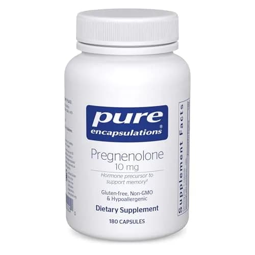 Pure Encapsulations Pregnenolone 10 mg Capsules (180 Count) | Hormone Precursor for Memory & Well-being thumbnail 1