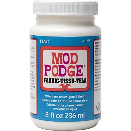 Mod Podge Fabric Glue & Sealer 8 oz | Clear, Gloss Finish, Machine Washable thumbnail 1