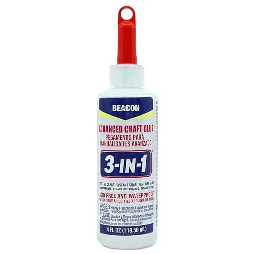 Beacon 3-in-1 Advanced Craft Glue 118ml (4 Ounce) | Fast-Drying, Crystal Clear Adhesive for Wood, Ceramics, Fabrics thumbnail 1