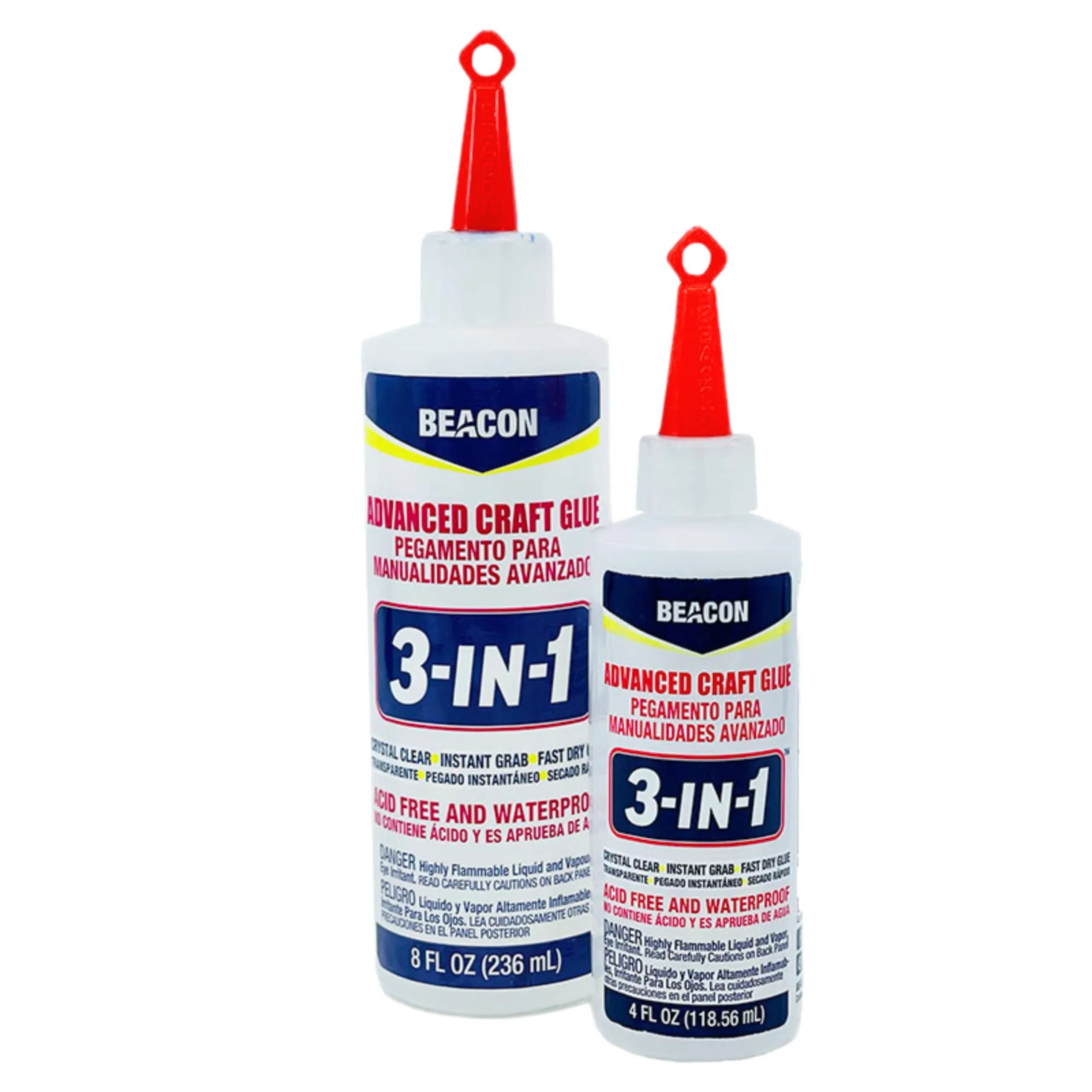 Beacon 3-in-1 Advanced Craft Glue 118ml (4 Ounce) | Fast-Drying, Crystal Clear Adhesive for Wood, Ceramics, Fabrics - view 2
