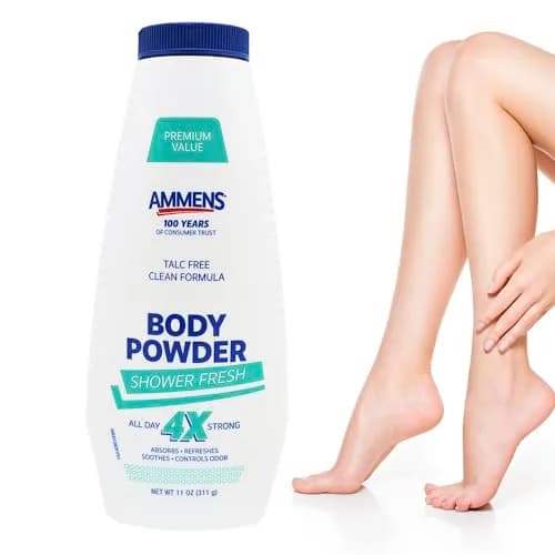 AMMENS Powder Shower Fresh 11 oz | Absorbs Moisture & Keeps Skin Dry All Day thumbnail 6