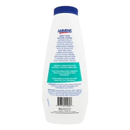 AMMENS Powder Shower Fresh 11 oz | Absorbs Moisture & Keeps Skin Dry All Day thumbnail 3