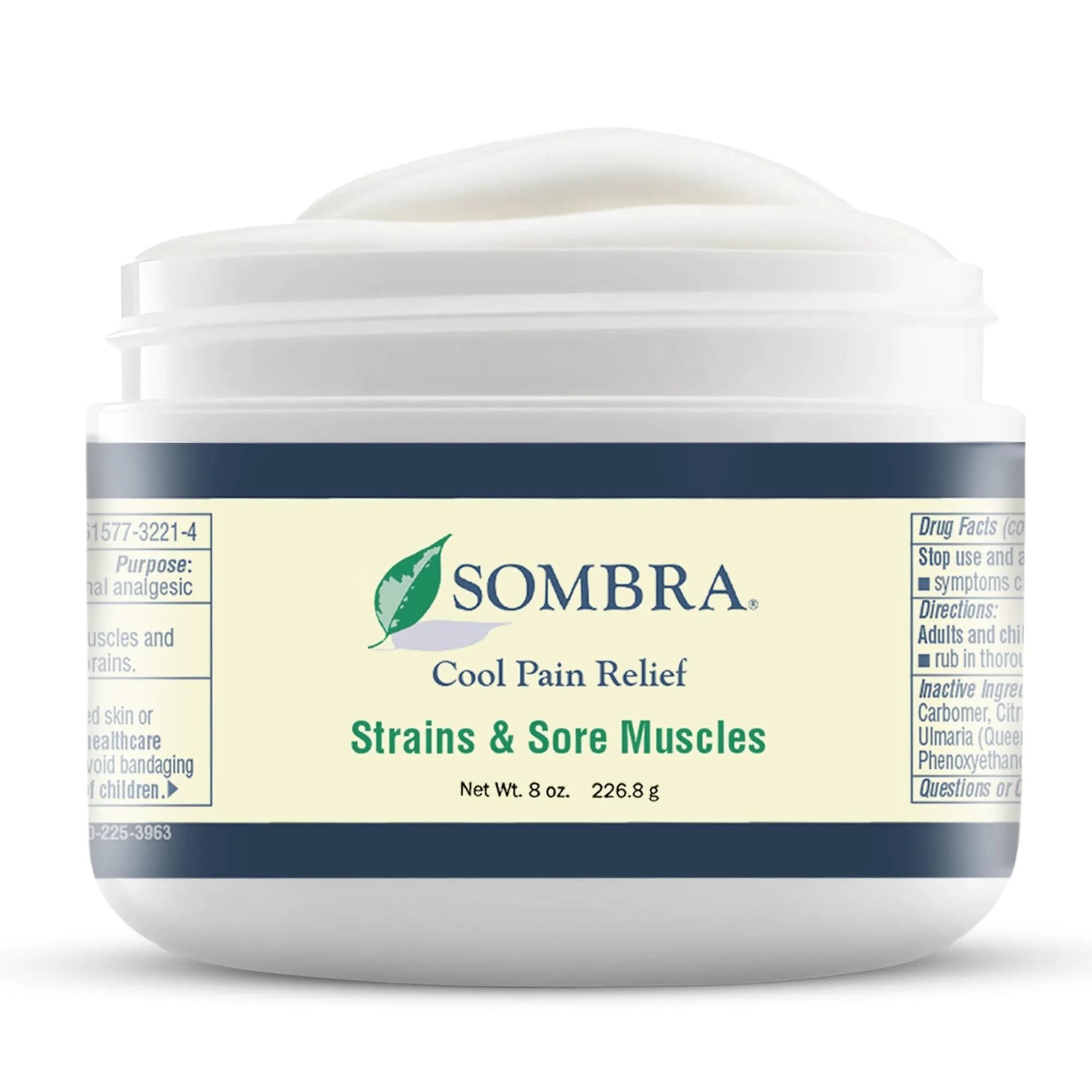 Sombra Cool Pain Relief Gel 8 oz for Sprains, Sore Muscles & Recovery — 8 Ounce