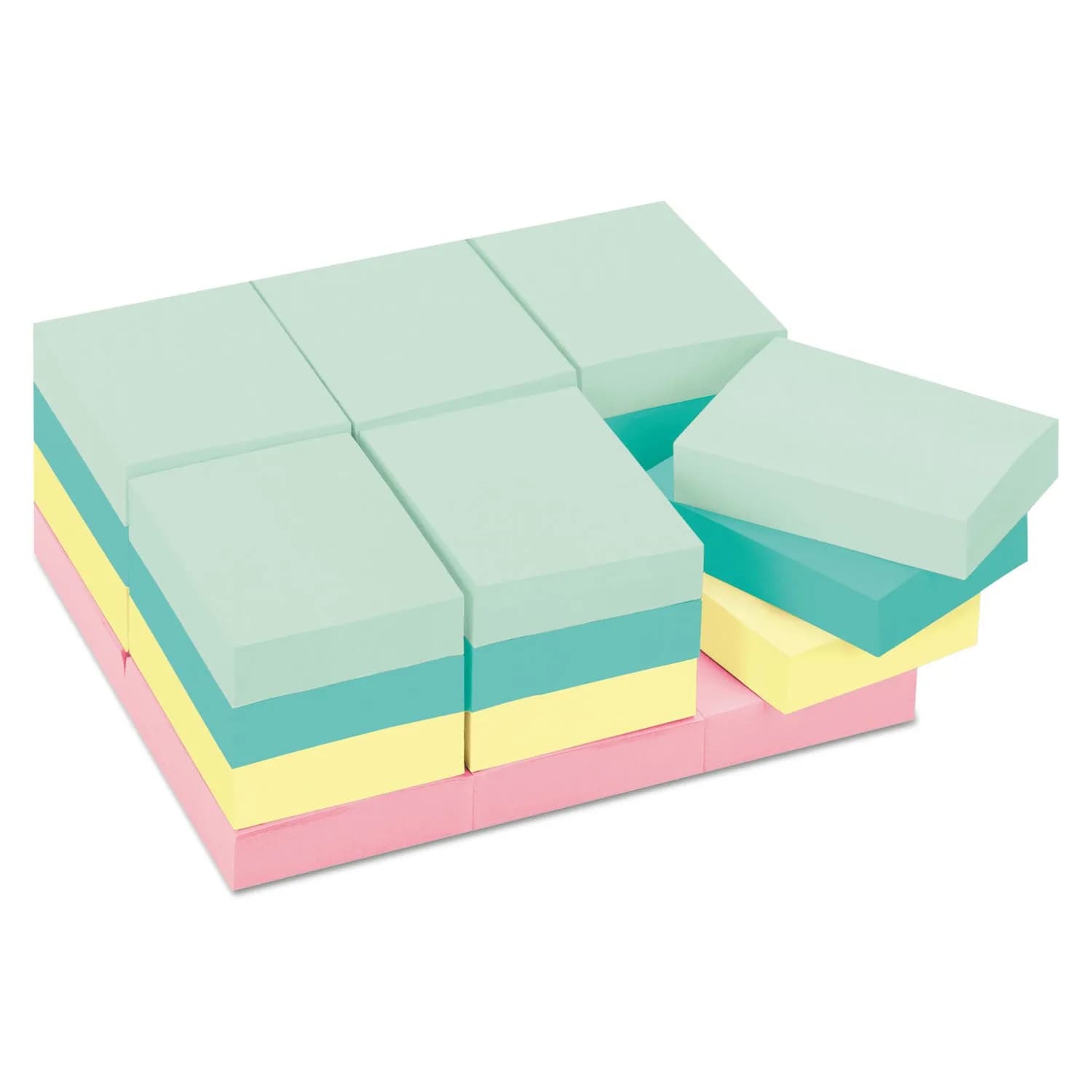 Post-it Beachside Café Collection Notes, 1 3/8 in x 1 7/8 in, 24 Pads | Value Pack Self-Stick Note - view 4