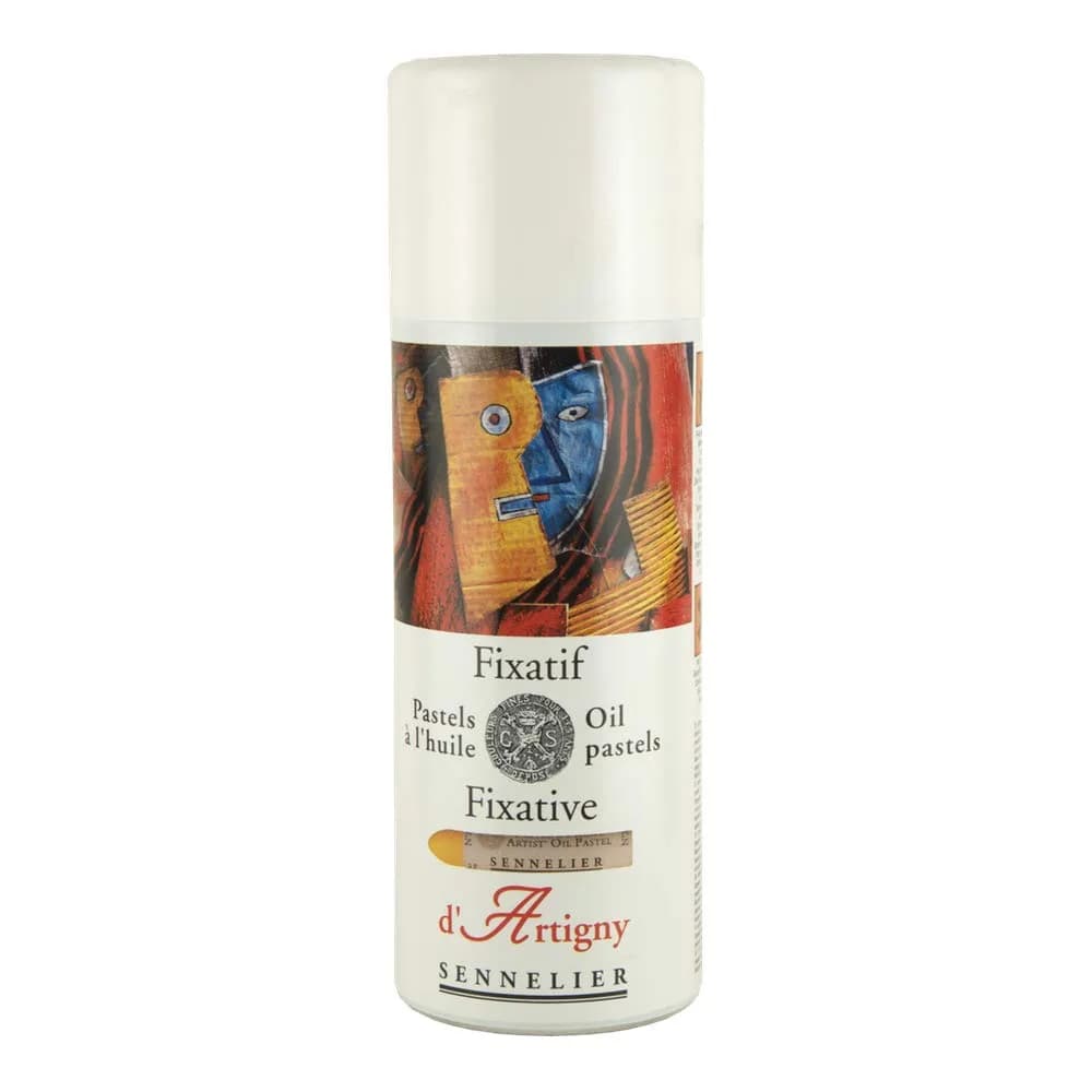 Sennelier D'artigny Oil Pastel Sprayfix 400ml (13.5 Fl Oz) | Protects Artwork with Clear Glossy Finish - main product image