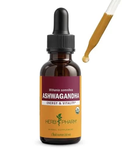 Herb Pharm Organic Ashwagandha Liquid Extract 30ml (1 Fl Oz) | Calming Ayurvedic Adaptogen for Stress Support thumbnail 1