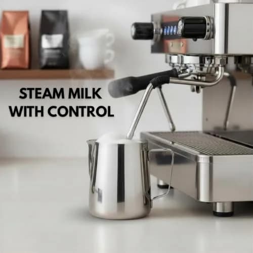 Rattleware 20oz Stainless Steel Latte Art Pitcher | Commercial-Grade Milk Frothing Tool thumbnail 3