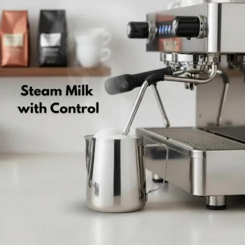 Rattleware 32oz Stainless Steel Latte Art Pitcher | Commercial Grade Milk Frothing Tool thumbnail 2