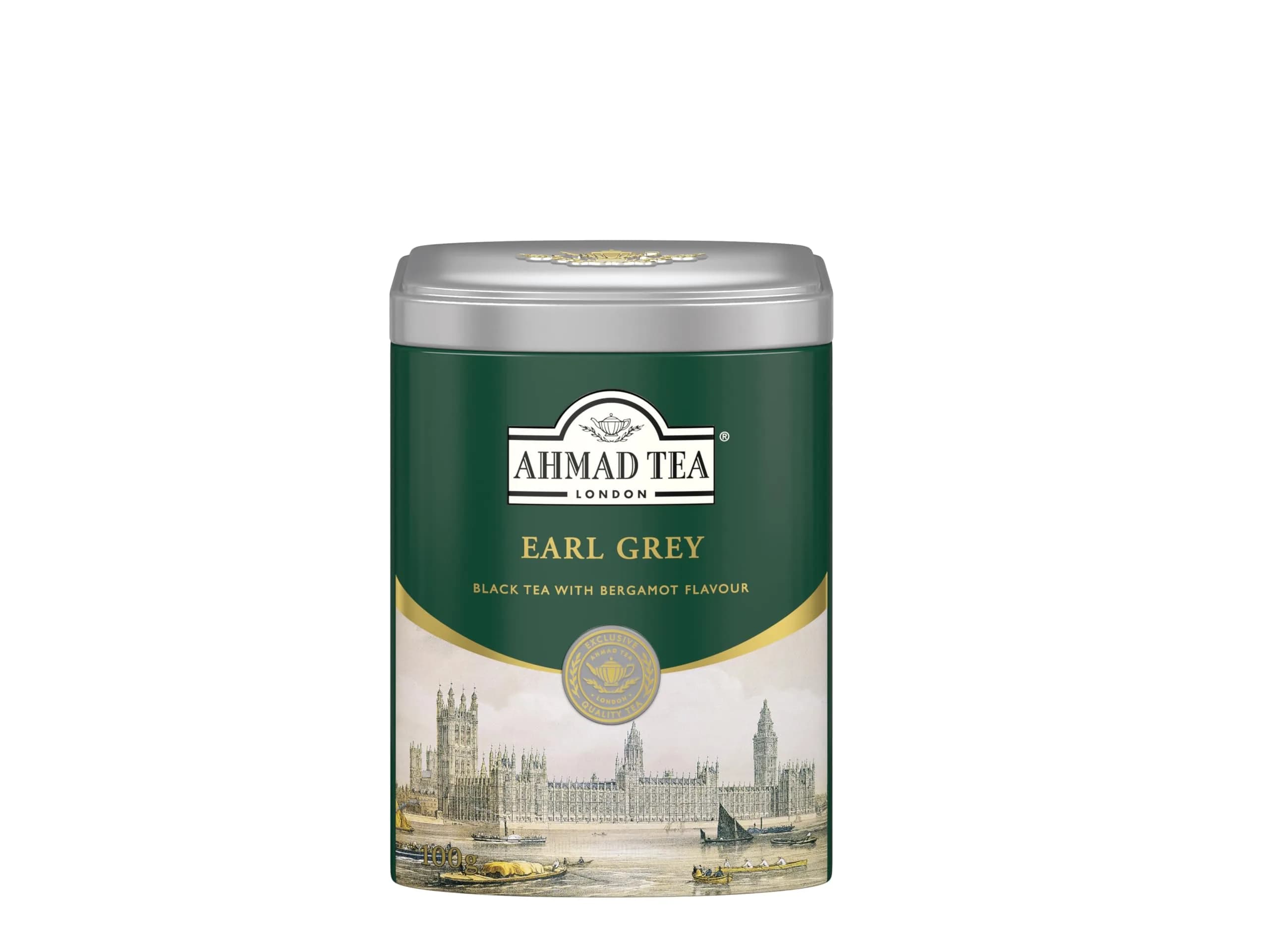 Ahmad Tea Earl Grey 100g | Award-Winning, Brisk & Citrusy, Imported from Malawi & Kenya — 100 gram