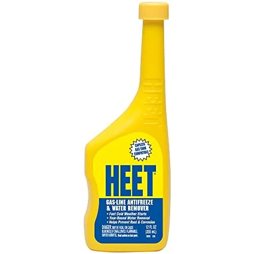 HEET Gas-Line Antifreeze and Water Remover 12 Fl Oz (355 ml) | Prevents Fuel Line Freeze-Up — 28201