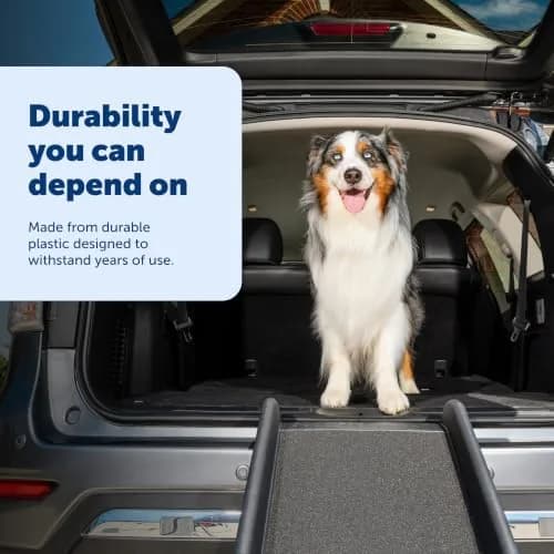 PetSafe Folding Dog Ramp Supports 150 lbs | Portable, Foldable, High-Traction thumbnail 8