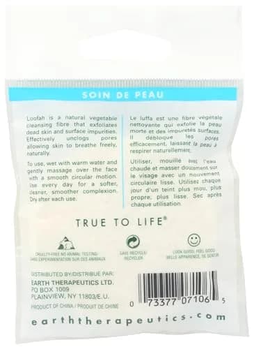 Earth Therapeutics Complexion Pads Loofah | Natural Exfoliation for Face & Body (70-120 chars) thumbnail 2