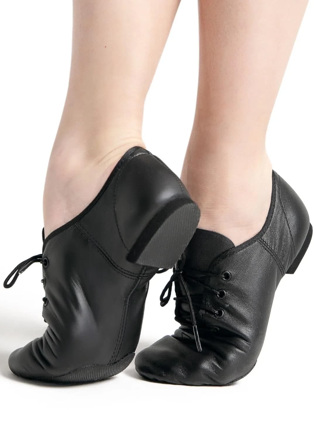 Capezio Women's E Series Jazz Oxford 6 W US | Leather Ballet Dance Shoe for Beginners & Pros thumbnail 2