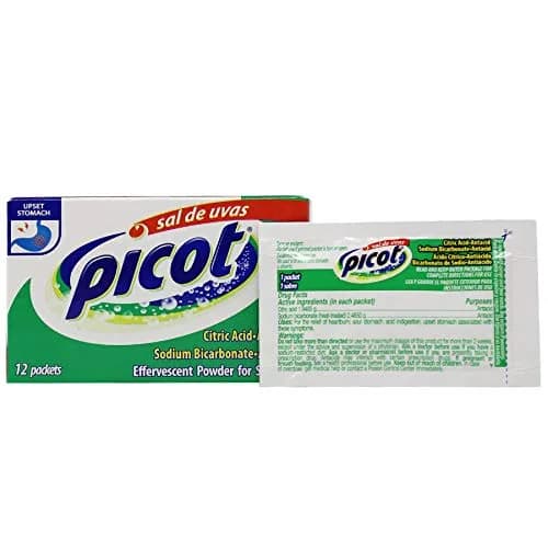 SAL DE UVAS PICOT Effervescent Antacid Powder, 12 Packets | Fast Heartburn Relief, 12 Sachets thumbnail 1
