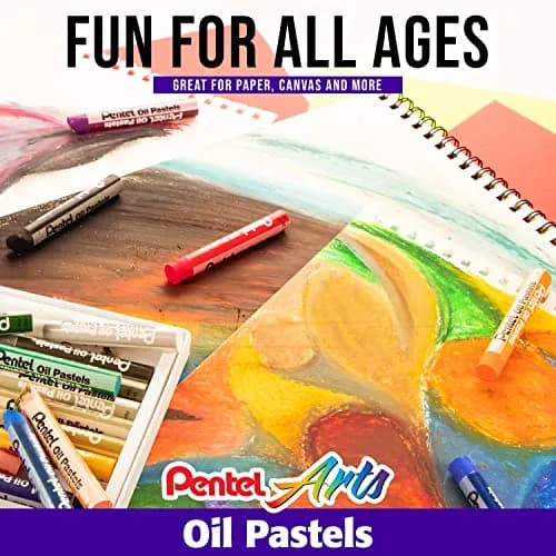 Pentel Arts Oil Pastel Set, Assorted Colors, Set of 36 | Blendable Artist Quality thumbnail 4