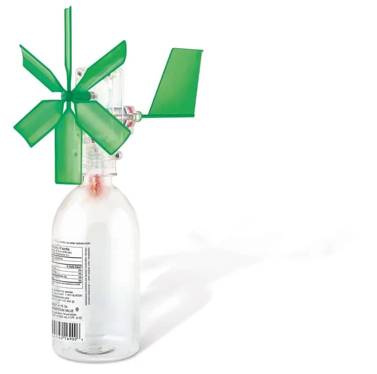4M Toysmith, Green Science Windmill Generator Kit, DIY Science Kit With LED Lights, For Boys & Girls Ages 8+ (Packaging May Vary) - view 4