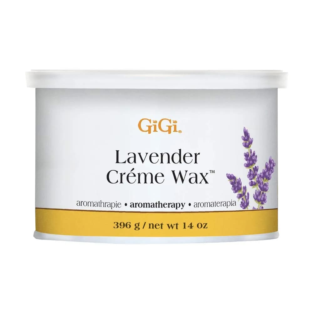 GiGi Lavender Crème Wax for Sensitive Skin, Face & Body 397g (14 oz) | Soft Wax for Fine to Medium Hair Removal - main product image
