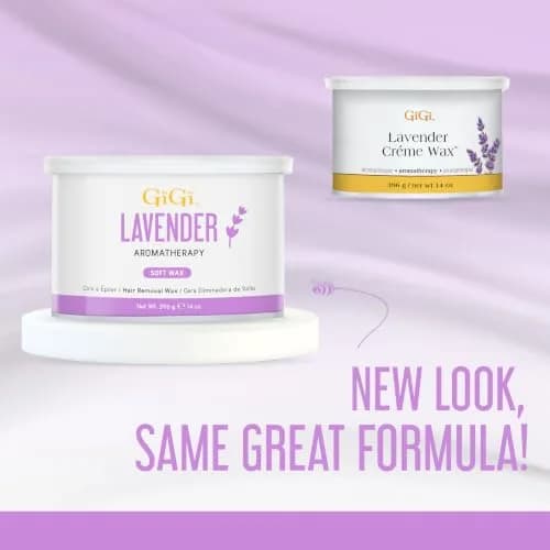 GiGi Lavender Crème Wax for Sensitive Skin, Face & Body 397g (14 oz) | Soft Wax for Fine to Medium Hair Removal thumbnail 4
