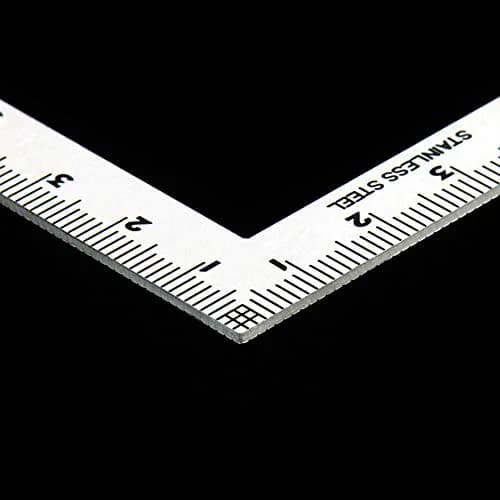 Shinwa Sokutei Curb Scale, Small, 10cm (3.9") Stainless Steel Ruler | Precision Measuring Tool thumbnail 4